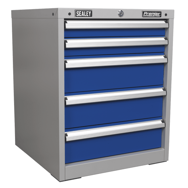 Sealey Industrial Workstations 5 Drawer Industrial Cabinet-API5655A 5051747512832 API5655A - Buy Direct from Spare and Square