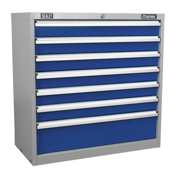 Sealey Industrial Workstations 7 Drawer Industrial Cabinet-API9007 5051747923669 API9007 - Buy Direct from Spare and Square
