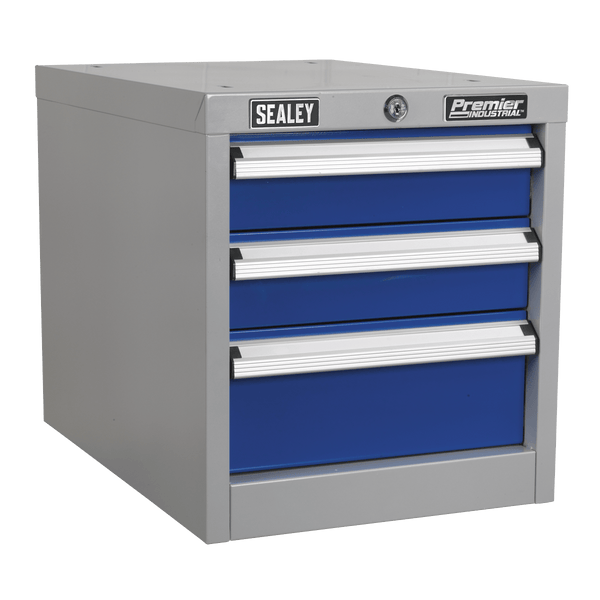 Sealey Industrial Workstations Industrial Triple Drawer Unit for API Series Workbenches-API16 5051747923652 API16 - Buy Direct from Spare and Square