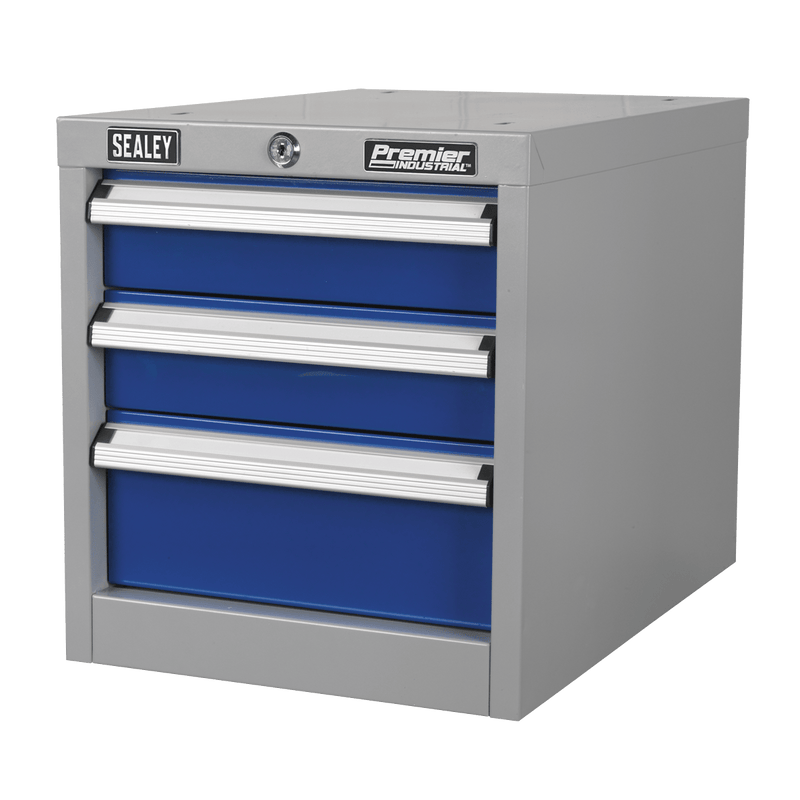 Sealey Industrial Workstations Industrial Triple Drawer Unit for API Series Workbenches-API16 5051747923652 API16 - Buy Direct from Spare and Square