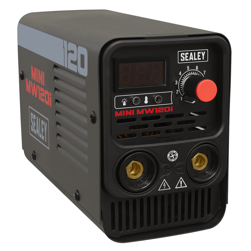 Sealey Inverters 120A MMA Inverter Welder-MINIMW120i 5054630145704 MINIMW120i - Buy Direct from Spare and Square