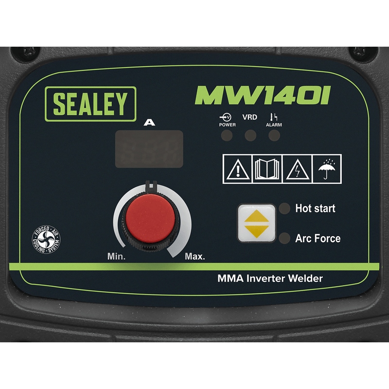 Sealey Inverters 140A MMA Inverter Welder-MW140I 5054630107306 MW140I - Buy Direct from Spare and Square