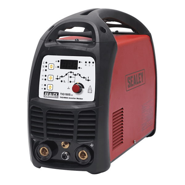 Sealey Inverters 180A TIG/MMA Inverter Welder-TIG180S 5054630056383 TIG180S - Buy Direct from Spare and Square