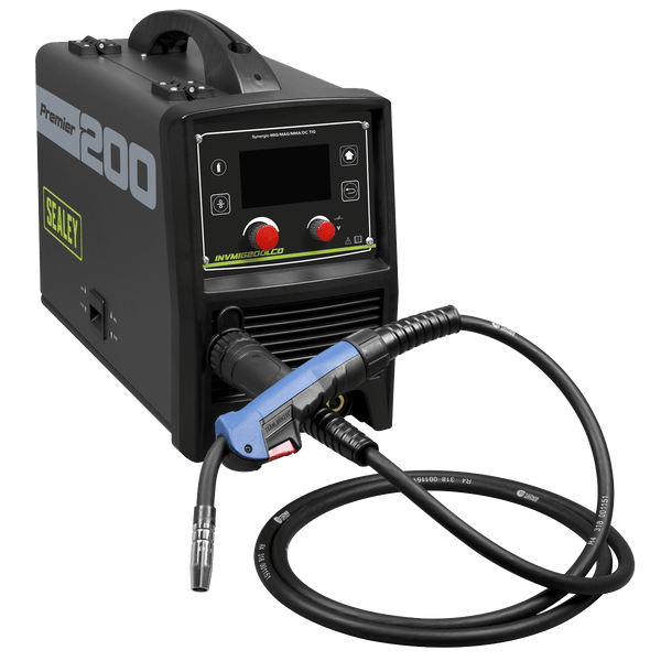 Sealey Inverters 200A MIG, TIG & MMA Inverter Welder with LCD Screen-INVMIG200LCD 5054630222832 INVMIG200LCD - Buy Direct from Spare and Square