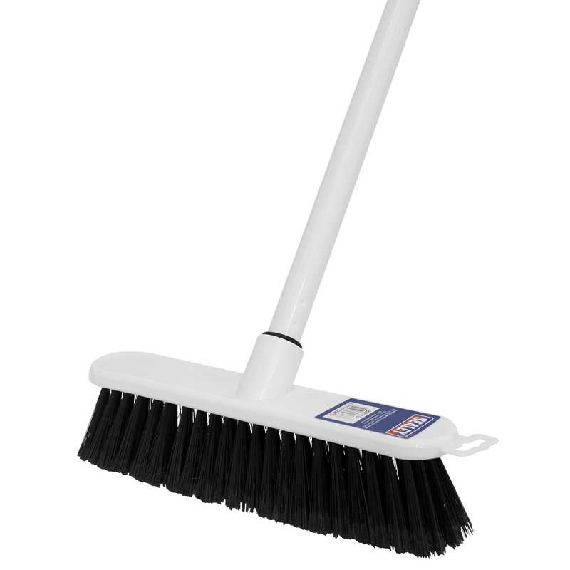 Sealey Janitorial 11"(280mm) Soft Bristle Indoor Use Broom-BM11S 5051747623873 BM11S - Buy Direct from Spare and Square