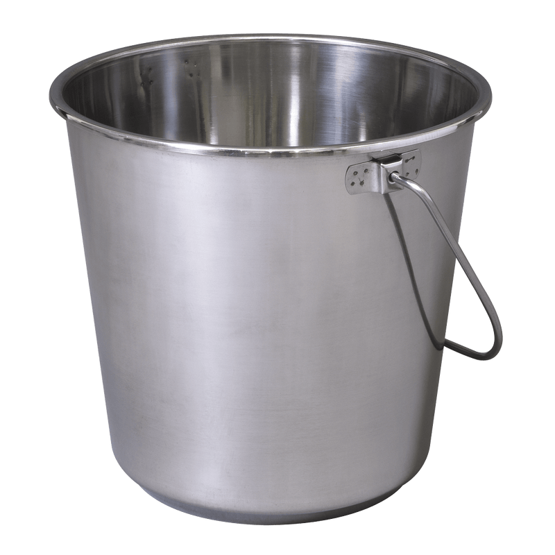 Sealey Janitorial 12L Stainless Steel Mop Bucket-BM8L 5054511880007 BM8L - Buy Direct from Spare and Square