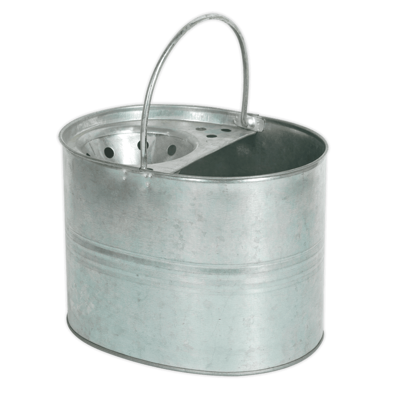 Sealey Janitorial 13L Galvanized Mop Bucket-BM08 5051747623781 BM08 - Buy Direct from Spare and Square