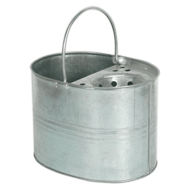 Sealey Janitorial 13L Galvanized Mop Bucket-BM08 5051747623781 BM08 - Buy Direct from Spare and Square