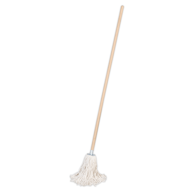 Sealey Janitorial 225g Pure Yarn Cotton Mop-BM02 5051747381667 BM02 - Buy Direct from Spare and Square