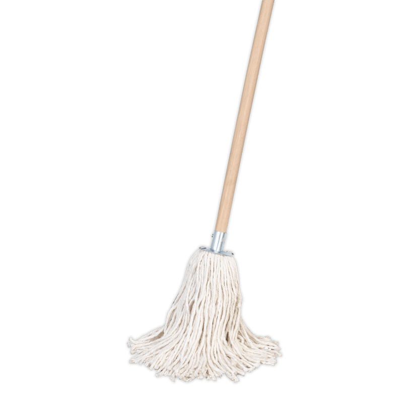 Sealey Janitorial 225g Pure Yarn Cotton Mop-BM02 5051747381667 BM02 - Buy Direct from Spare and Square