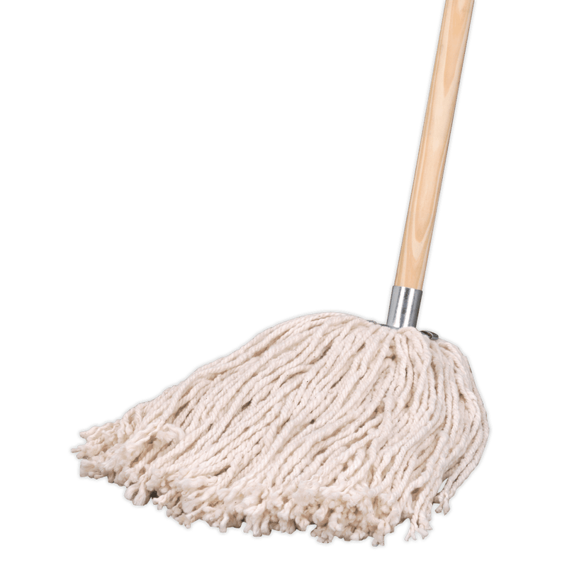 Sealey Janitorial 340g Pure Yarn Cotton Mop-BM05 5051747623804 BM05 - Buy Direct from Spare and Square