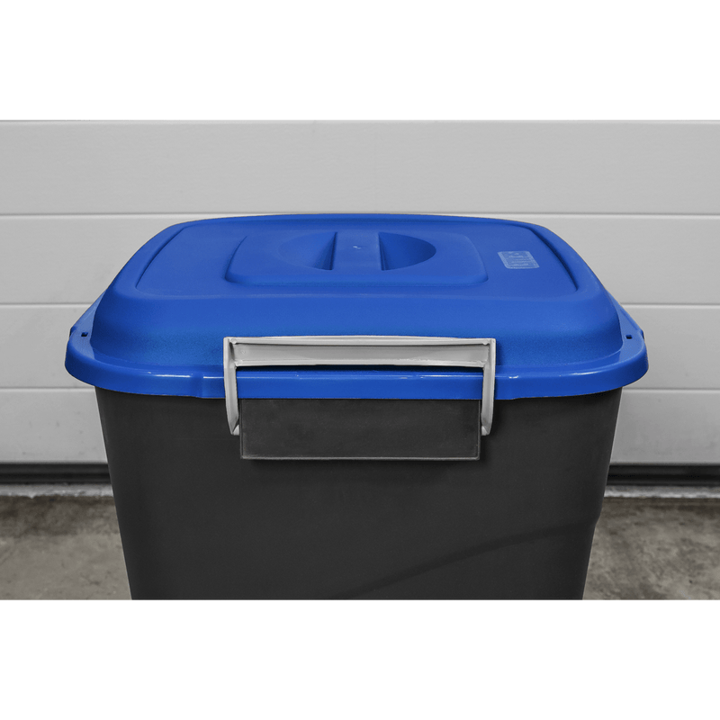 Sealey Janitorial 50L Refuse/Storage Bin - Blue-BM50B 5054630092435 BM50B - Buy Direct from Spare and Square