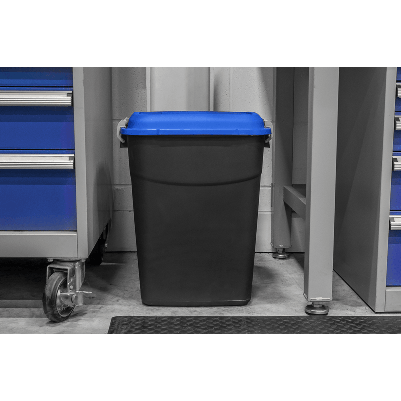 Sealey Janitorial 50L Refuse/Storage Bin - Blue-BM50B 5054630092435 BM50B - Buy Direct from Spare and Square