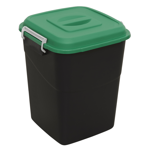 Sealey Janitorial 50L Refuse/Storage Bin - Green-BM50G 5054630092541 BM50G - Buy Direct from Spare and Square