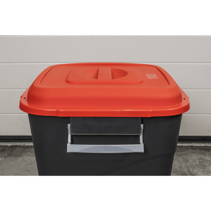 Sealey Janitorial 50L Refuse/Storage Bin - Red-BM50R 5054630092534 BM50R - Buy Direct from Spare and Square