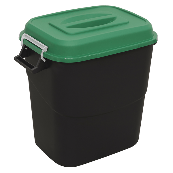 Sealey Janitorial 75L Refuse/Storage Bin - Green-BM75G 5054630092459 BM75G - Buy Direct from Spare and Square