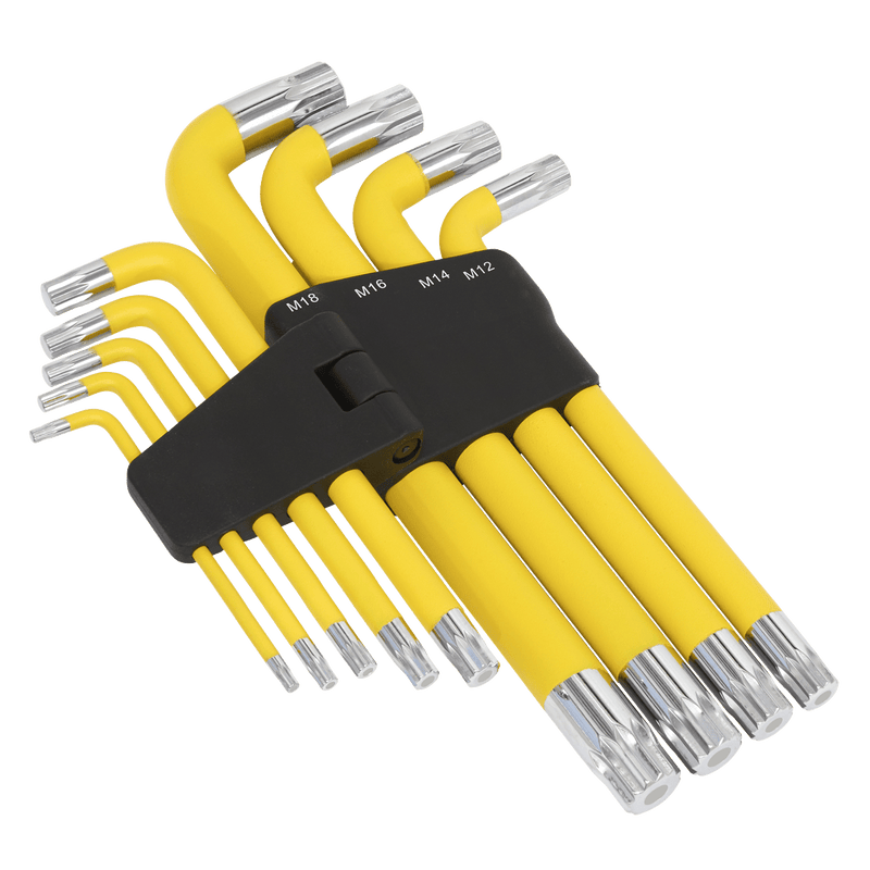 Sealey Key Sets 9pc Anti-Slip Jumbo Spline Key Set-AK7189 5054511830668 AK7189 - Buy Direct from Spare and Square