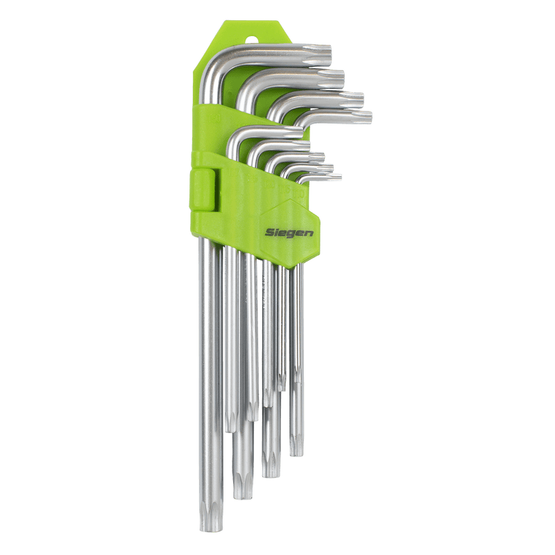 Sealey Key Sets 9pc Long TRX-Star* Key Set-S01262 5054630234569 S01262 - Buy Direct from Spare and Square