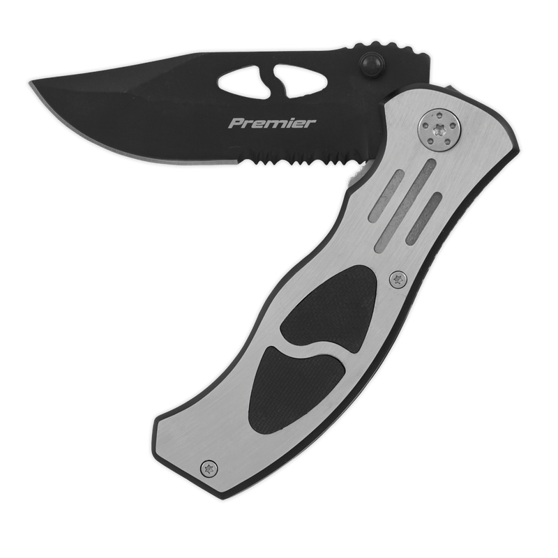 Sealey Knives & Multi-Tools Large Locking Pocket Knife-PK3 5051747871199 PK3 - Buy Direct from Spare and Square