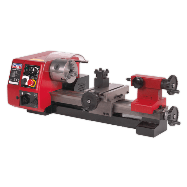 Sealey Lathe/Drilling 250mm Metalworking Mini Lathe-SM2503A 5054511046281 SM2503A - Buy Direct from Spare and Square
