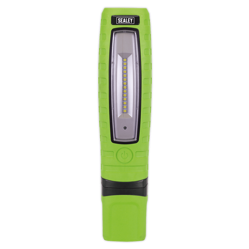 Sealey LED Inspection Lamps 360° 14 SMD & 3W SMD LED Rechargeable Inspection Light - Green-LED360G 5054511323016 LED360G - Buy Direct from Spare and Square