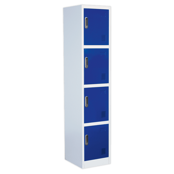 Sealey Lockers 4 Door Locker-SL4D 5051747497450 SL4D - Buy Direct from Spare and Square