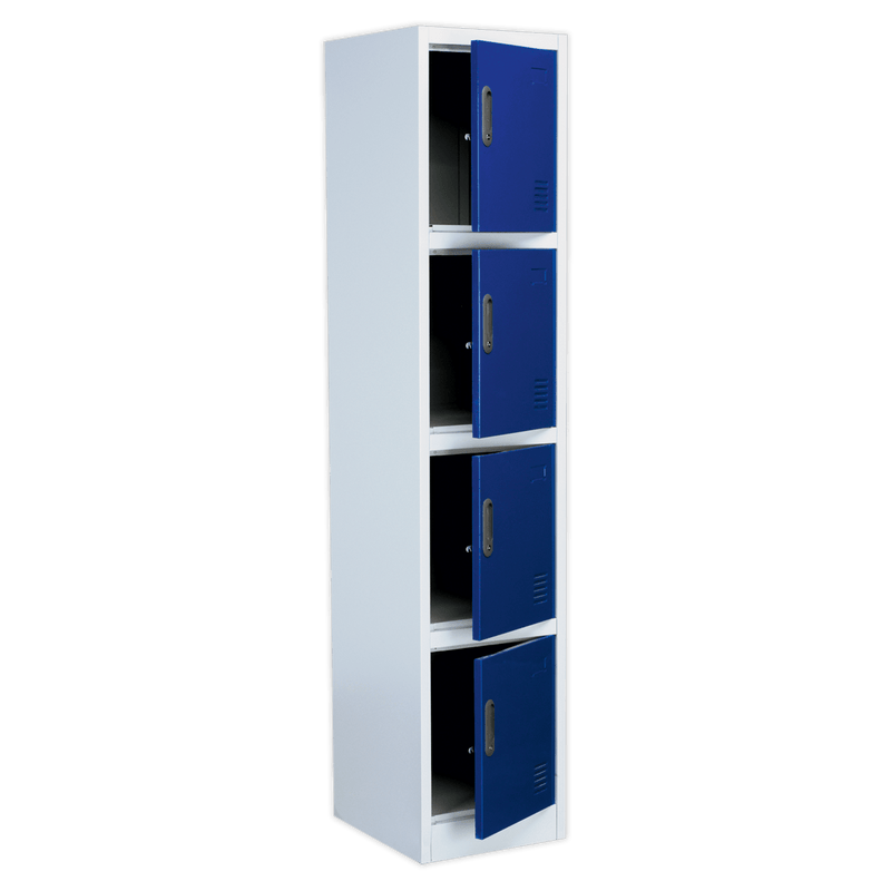 Sealey Lockers 4 Door Locker-SL4D 5051747497450 SL4D - Buy Direct from Spare and Square