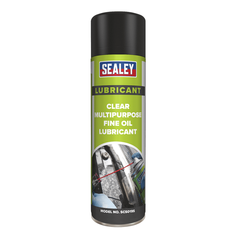Sealey Maintenance 500ml Clear Multipurpose Fine Oil Lubricant-SCS019S 5054511074932 SCS019S - Buy Direct from Spare and Square