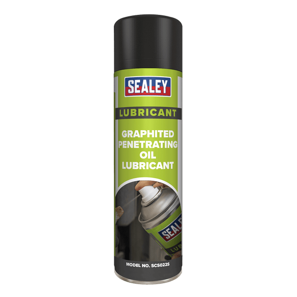 Sealey Maintenance 500ml Graphited Penetrating Oil Lubricant-SCS022S 5054511074987 SCS022S - Buy Direct from Spare and Square
