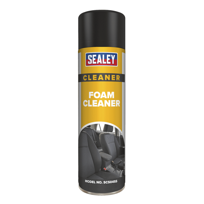 Sealey Maintenance 500ml Multipurpose Foam Cleaner-SCS045S 5054511075144 SCS045S - Buy Direct from Spare and Square