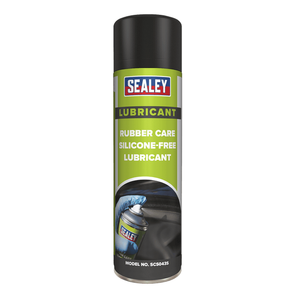 Sealey Maintenance 500ml Rubber Care Silicone-Free Lubricant-SCS043S 5054511075137 SCS043S - Buy Direct from Spare and Square