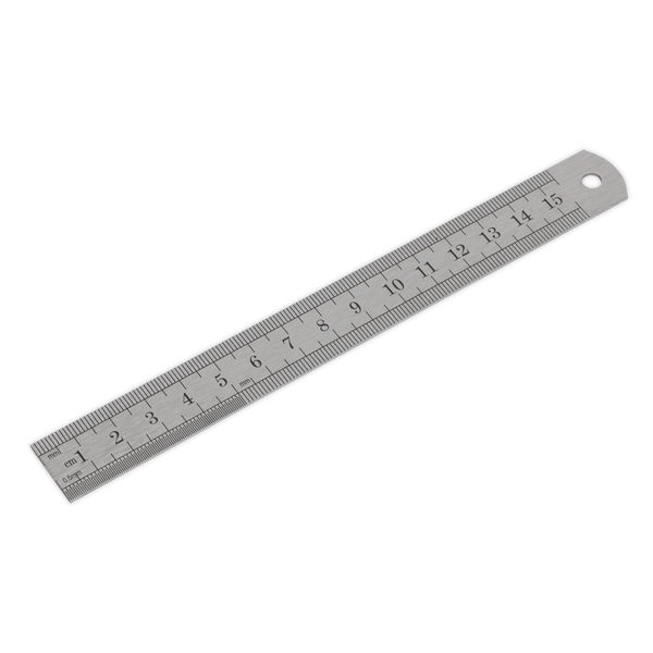 Sealey Measuring 150mm/6" Steel Rule-AK9640 5024209277303 AK9640 - Buy Direct from Spare and Square