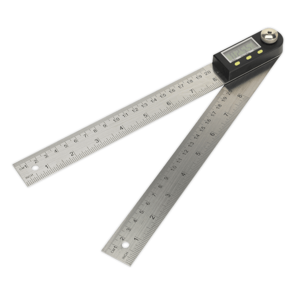 Sealey Measuring 200mm(8") Digital Angle Rule-AK7200 5054511017632 AK7200 - Buy Direct from Spare and Square