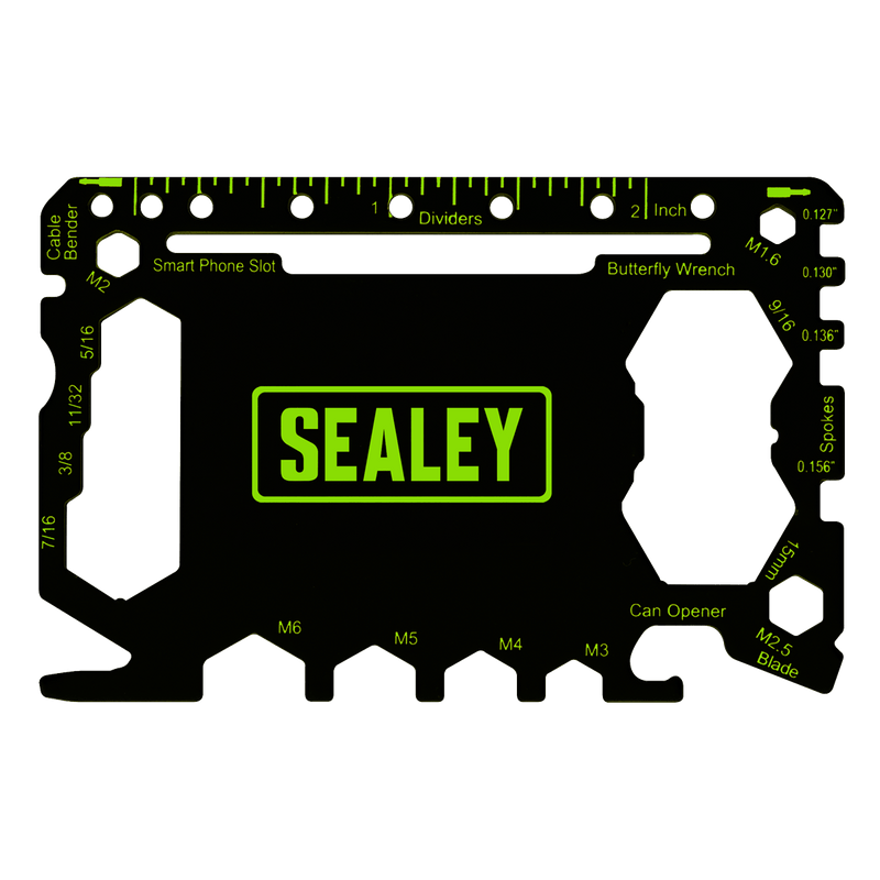 Sealey Measuring 50-in-1 Pocket Multi-Tool-MT501 5054630150258 MT501 - Buy Direct from Spare and Square