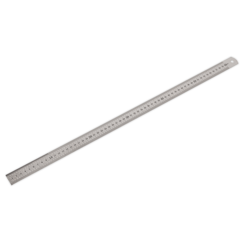 Sealey Measuring 600mm/24" Steel Rule-AK9642 5024209277327 AK9642 - Buy Direct from Spare and Square