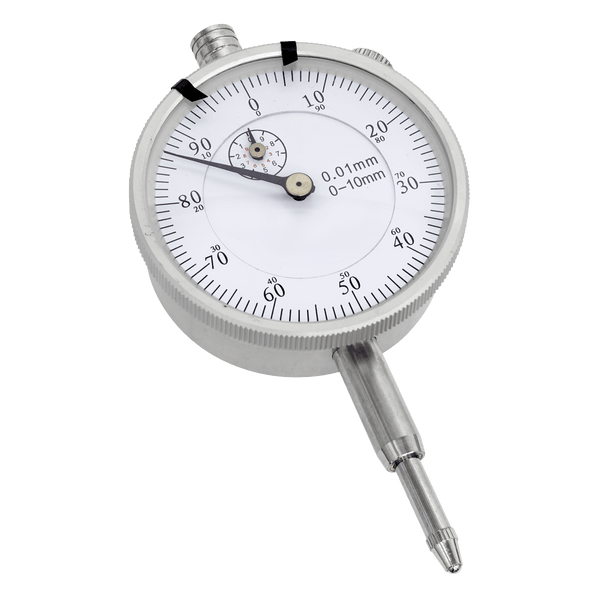 Sealey Measuring Dial Gauge Indicator 10mm Travel-AK961M 5054630024696 AK961M - Buy Direct from Spare and Square