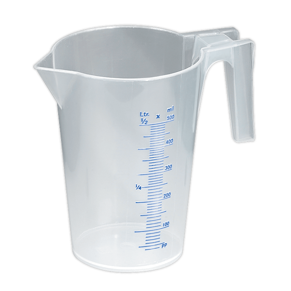 Sealey Measuring Jugs 0.5L Translucent Measuring Jug-JT0500 5024209627528 JT0500 - Buy Direct from Spare and Square