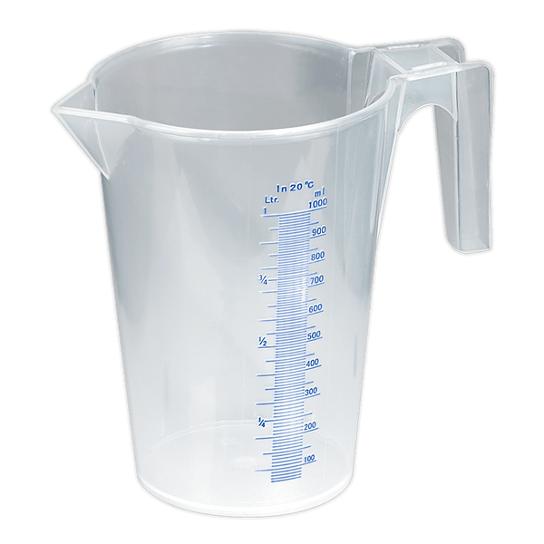 Sealey Measuring Jugs 1L Translucent Measuring Jug-JT1000 5024209627535 JT1000 - Buy Direct from Spare and Square