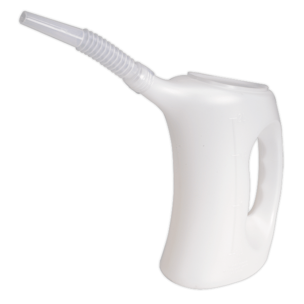 Sealey Measuring Jugs 2L Measuring Jug with Flexible Spout-J2F 5024209383738 J2F - Buy Direct from Spare and Square