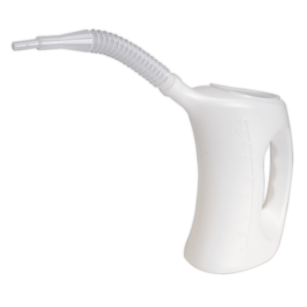 Sealey Measuring Jugs 5L Measuring Jug with Flexible Spout-J5F 5024209383721 J5F - Buy Direct from Spare and Square
