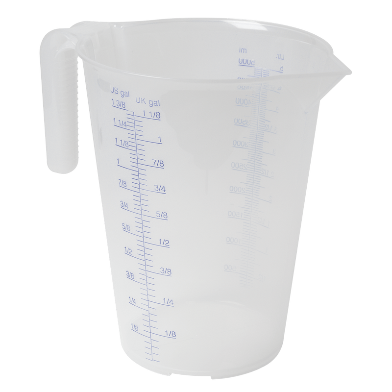 Sealey Measuring Jugs 5L Translucent Measuring Jug-JT5000 5024209627559 JT5000 - Buy Direct from Spare and Square