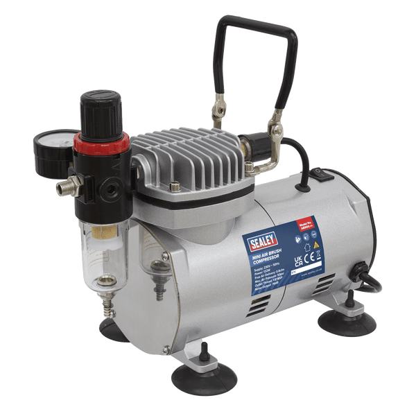Sealey Mini Air Brushes/Accessories Mini Air Brush Compressor-AB900 5054511739077 AB900 - Buy Direct from Spare and Square
