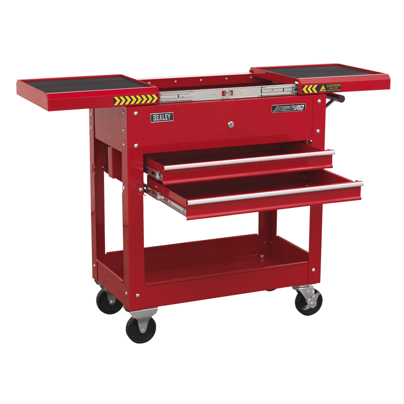 Sealey Mobile Tool & Parts Trolley - Red 5051747509788 AP705M - Buy Direct from Spare and Square