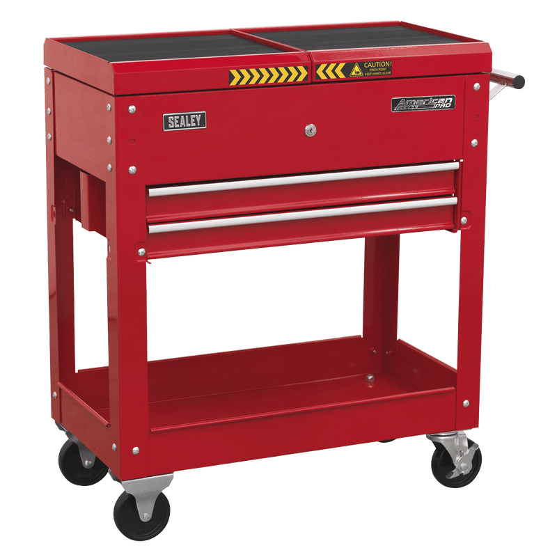 Sealey Mobile Tool & Parts Trolley - Red 5051747509788 AP705M - Buy Direct from Spare and Square
