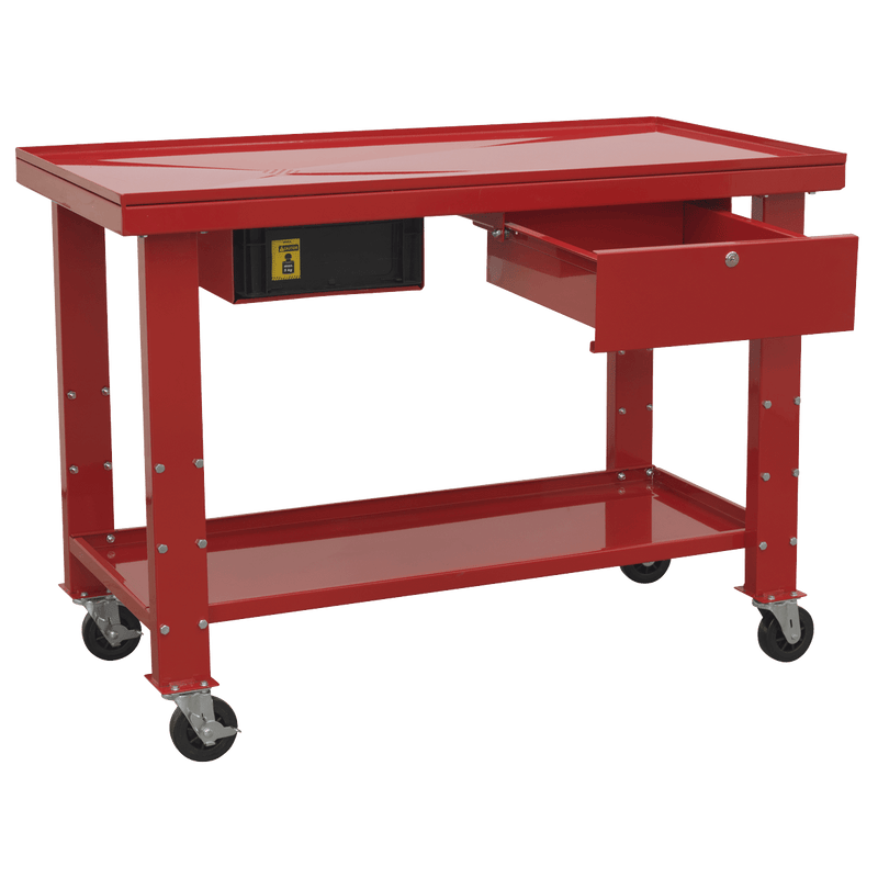 Sealey Mobile Workbenches Mobile Engine Repair Workbench-AP1200MW 5054511970753 AP1200MW - Buy Direct from Spare and Square