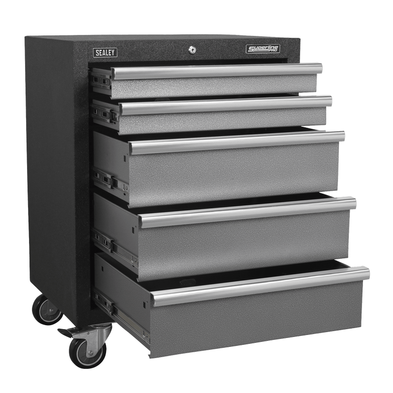 Sealey Modular Storage Systems 650mm 5 Drawer Modular Mobile Cabinet-APMS58 5054511100655 APMS58 - Buy Direct from Spare and Square