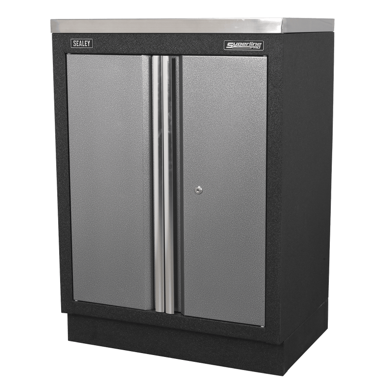 Sealey Modular Storage Systems 680mm Modular 2 Door Floor Cabinet-APMS52 5054511100518 APMS52 - Buy Direct from Spare and Square