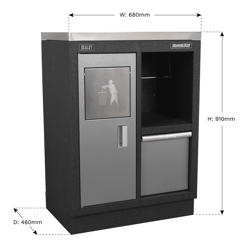 Sealey Modular Storage Systems 680mm Modular Multifunction Cabinet-APMS57 5054511100525 APMS57 - Buy Direct from Spare and Square