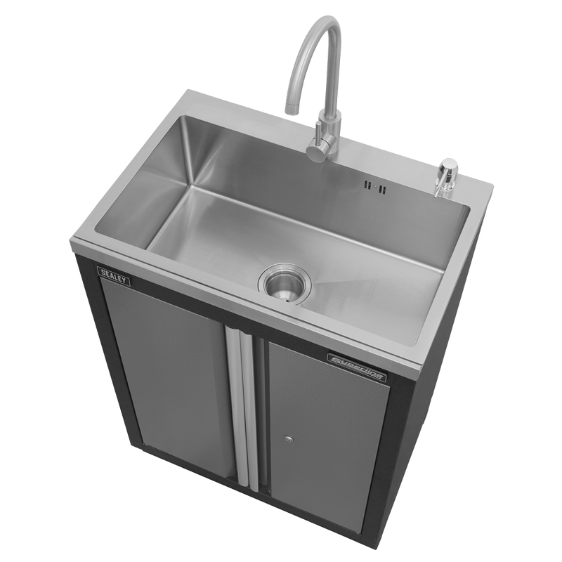 Sealey Modular Storage Systems 680mm Modular Sink Unit-APMS67 5054630057953 APMS67 - Buy Direct from Spare and Square