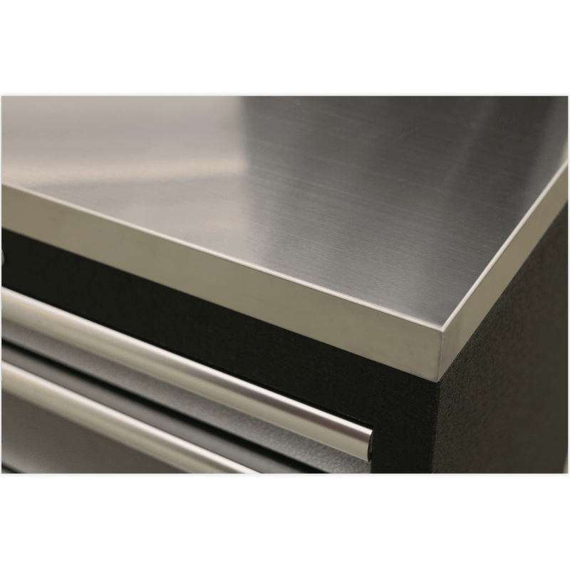 Sealey Modular Storage Systems Modular Storage System Combo - Stainless Steel Worktop-APMSSTACK14SS 5054630001024 APMSSTACK14SS - Buy Direct from Spare and Square